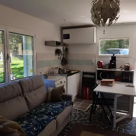 Appartement en lisière de forêt avec étang Scaer Exterior foto